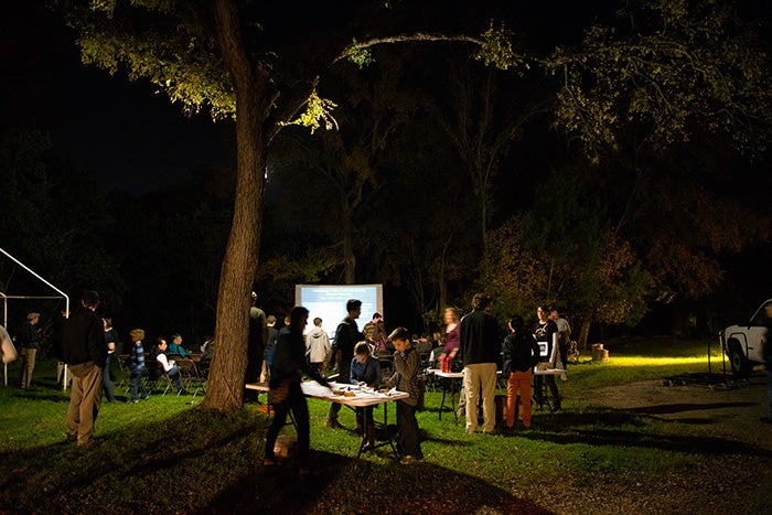 Scenes from a talk in December 2015 by Alex Wild called “Why Ants are Everywhere.” Photos by Vivian Abigiu.