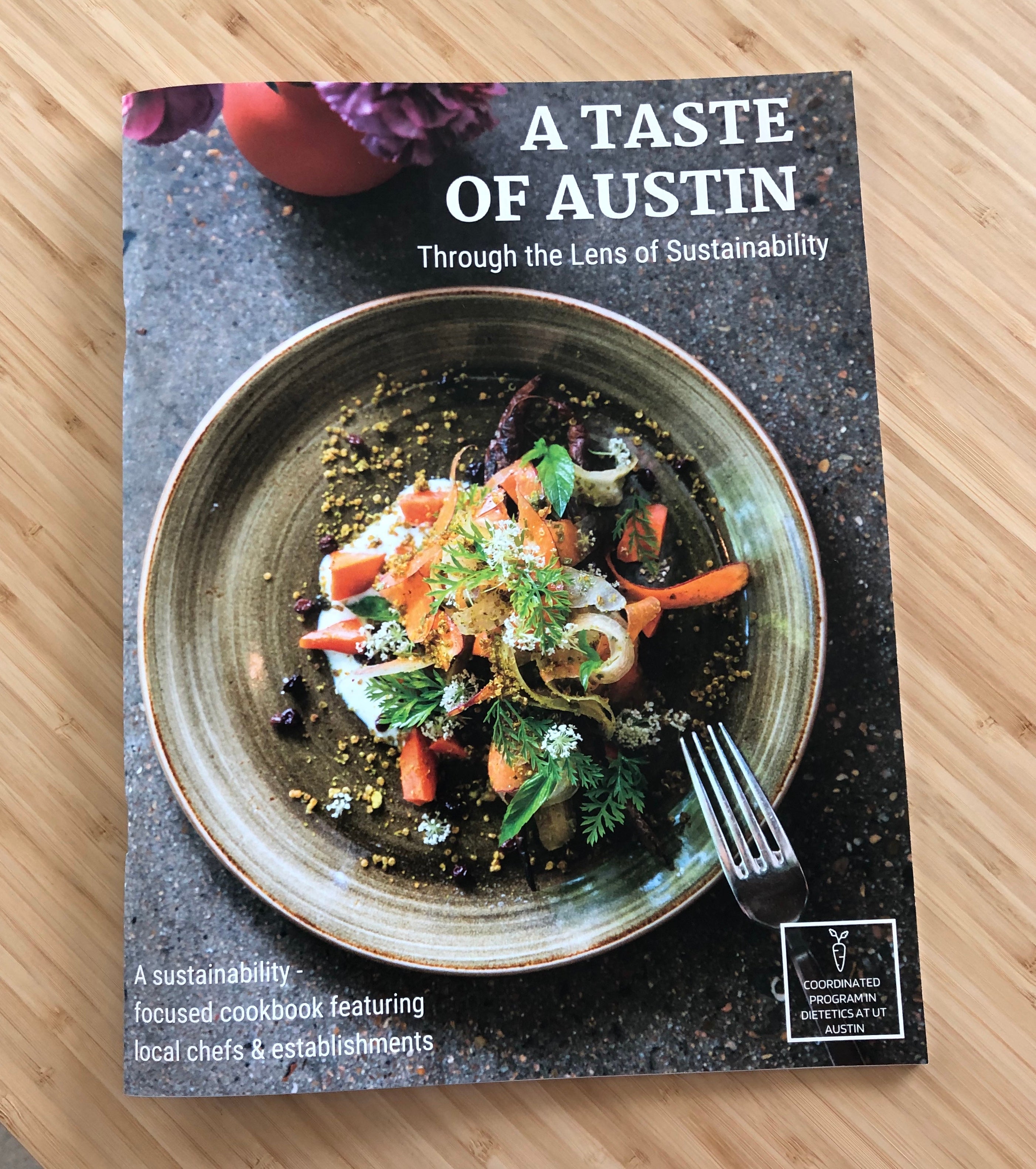 Cover of a cookbook titled "A Taste of Austin"