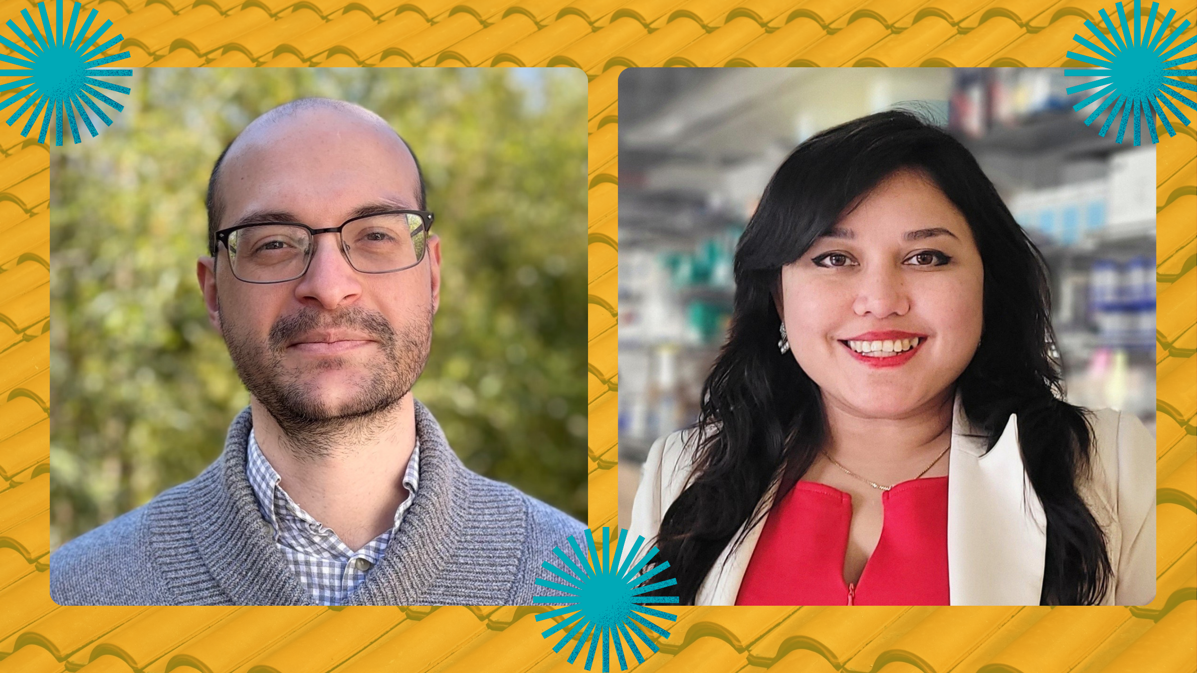 Headshots of two scientists