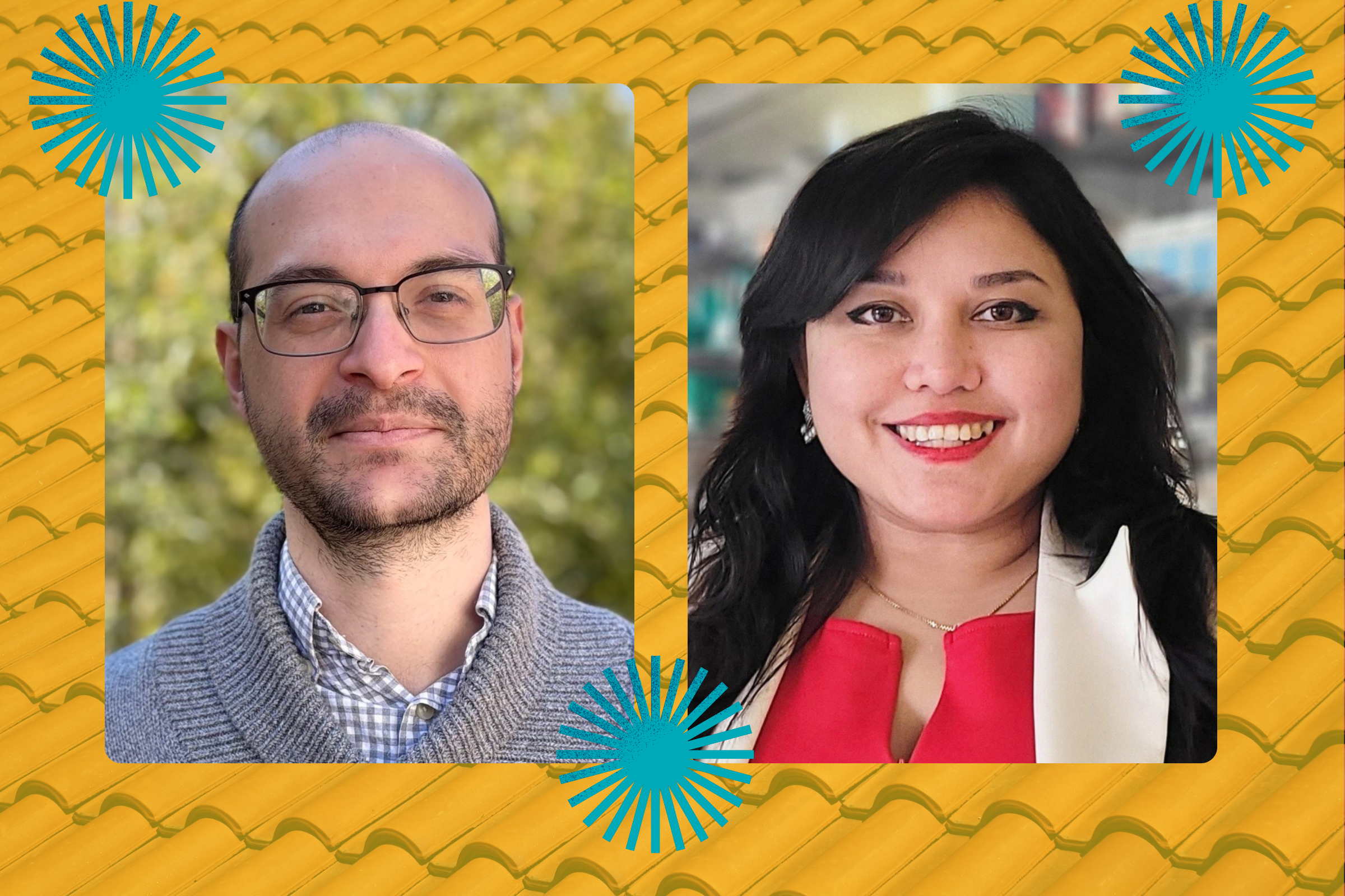 Headshots of two scientists