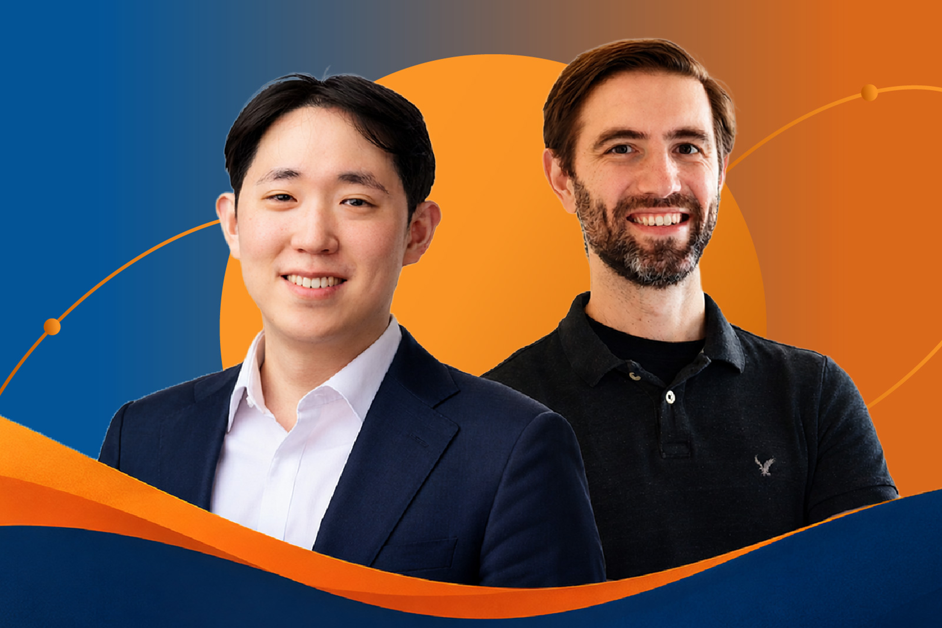 Headshots of two male scientists
