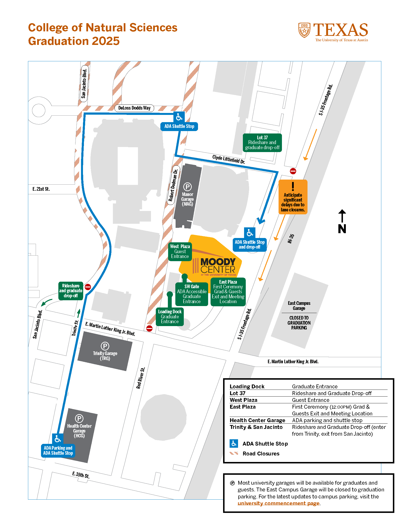 CNS Graduation Map 2025