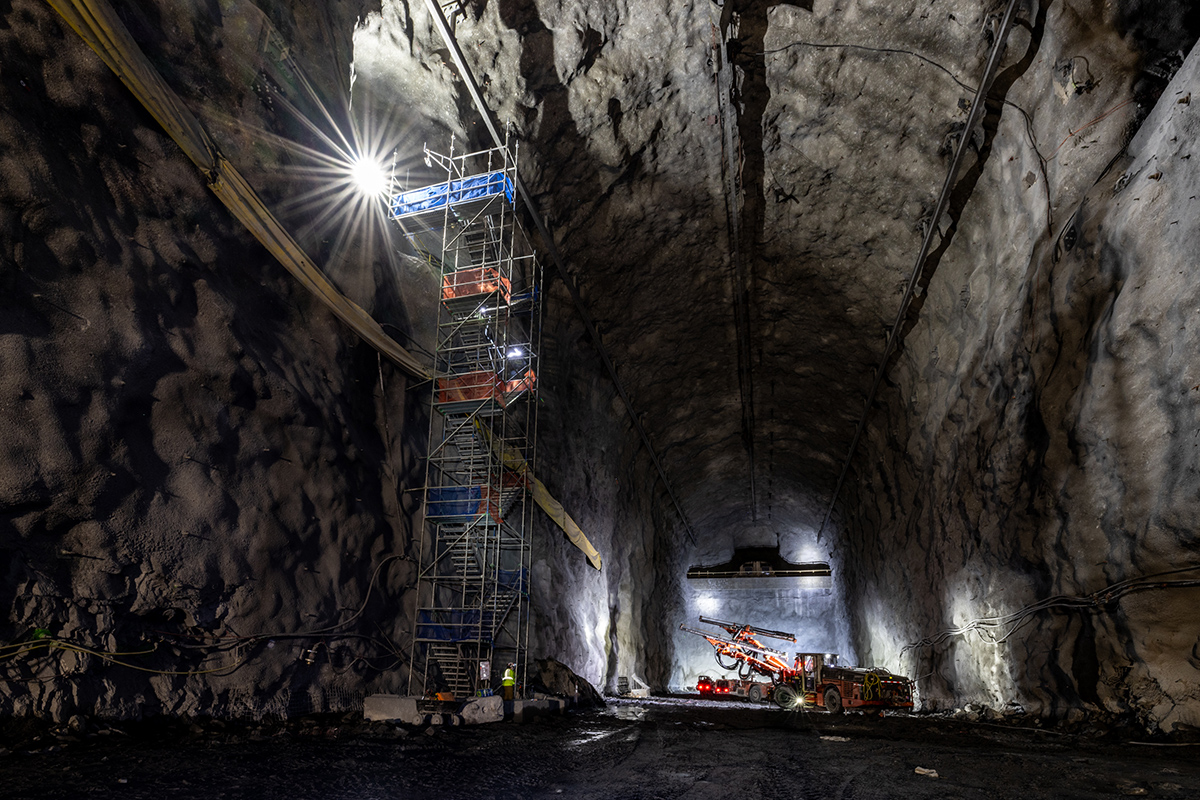 Excavation of Colossal Caverns for Neutrino Experiment Completed