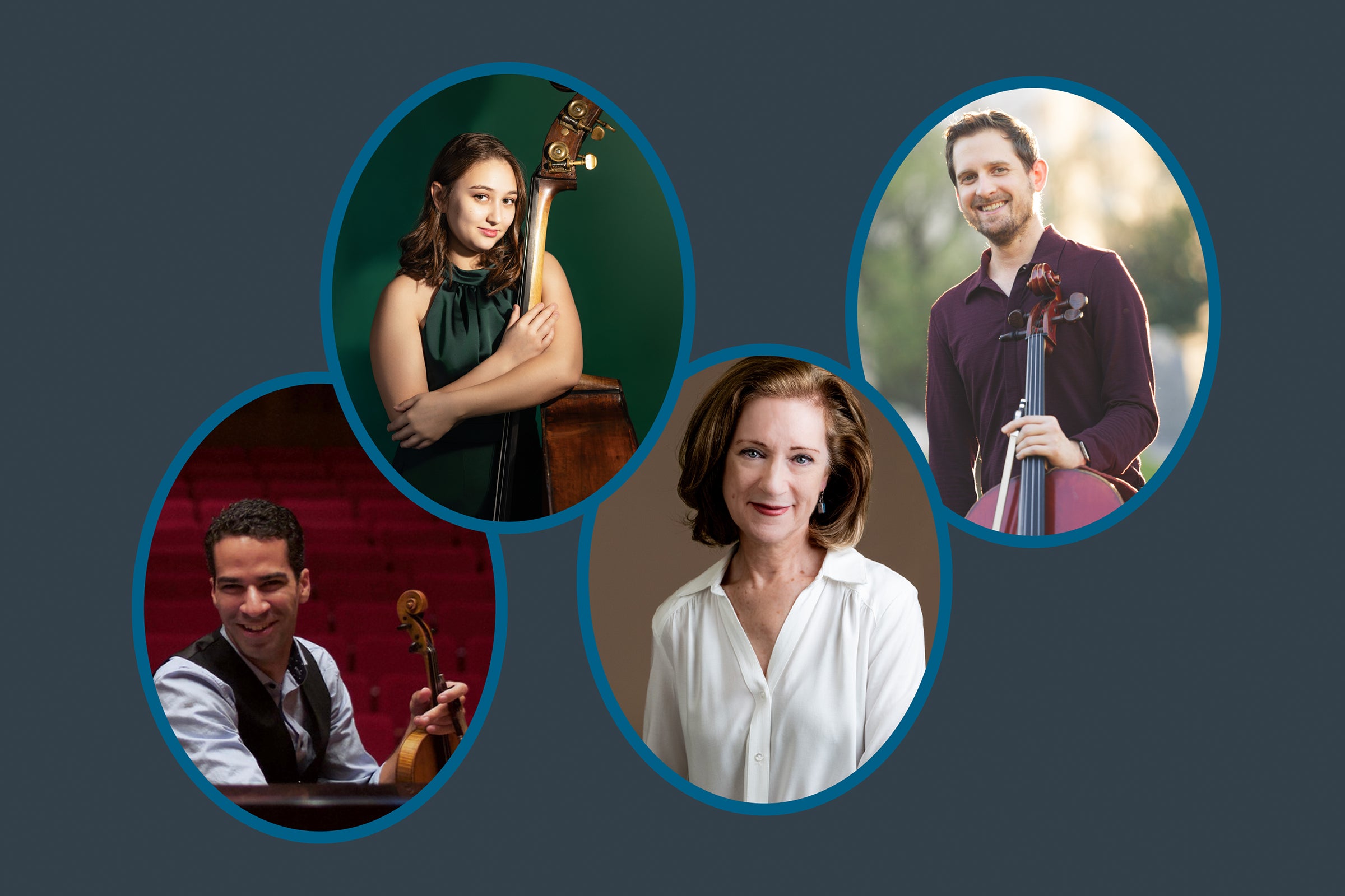 Patrice Calixte, Nina Bernat, Colette Valentine and Douglas Harvey