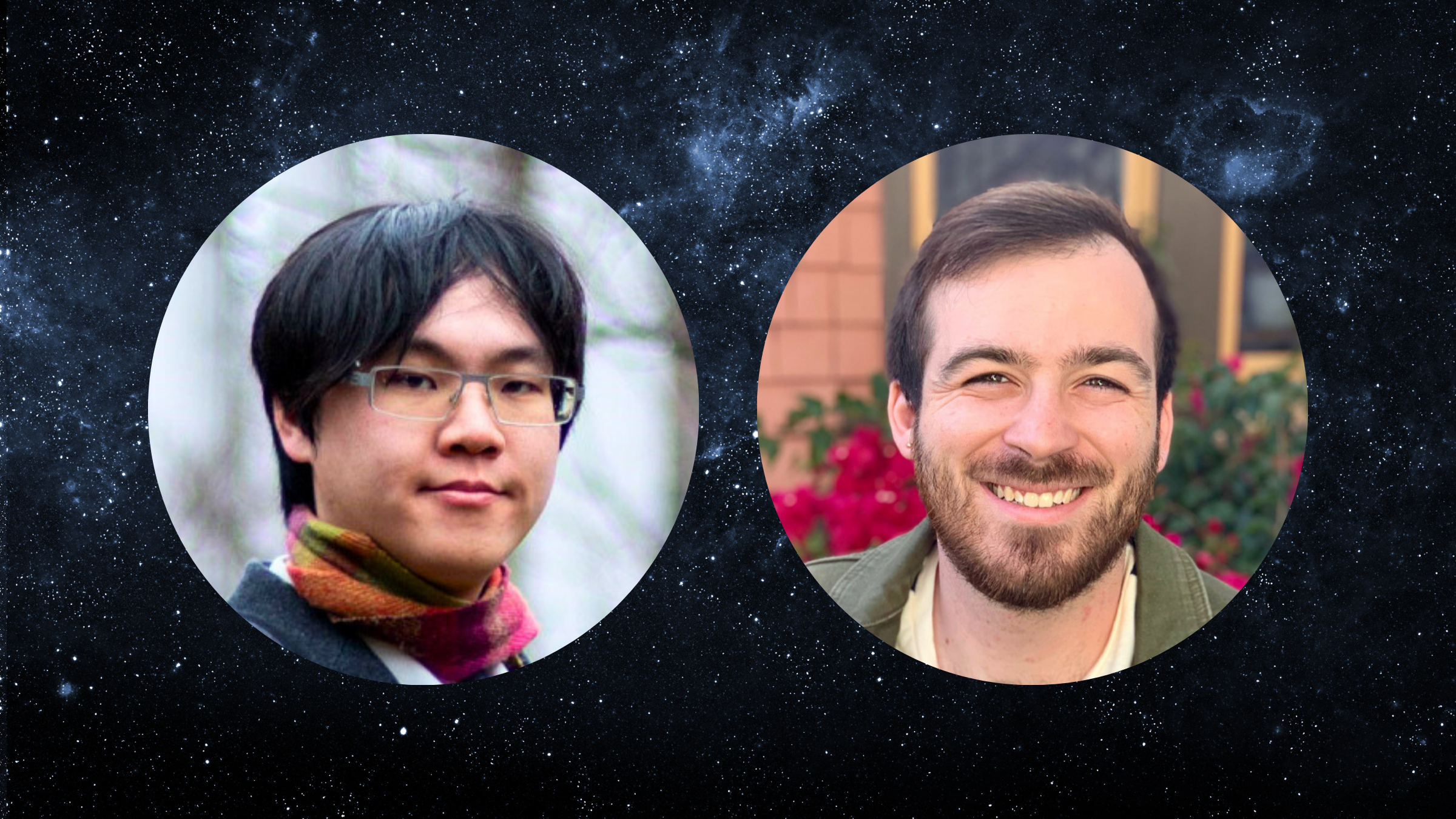Portraits of two scientists