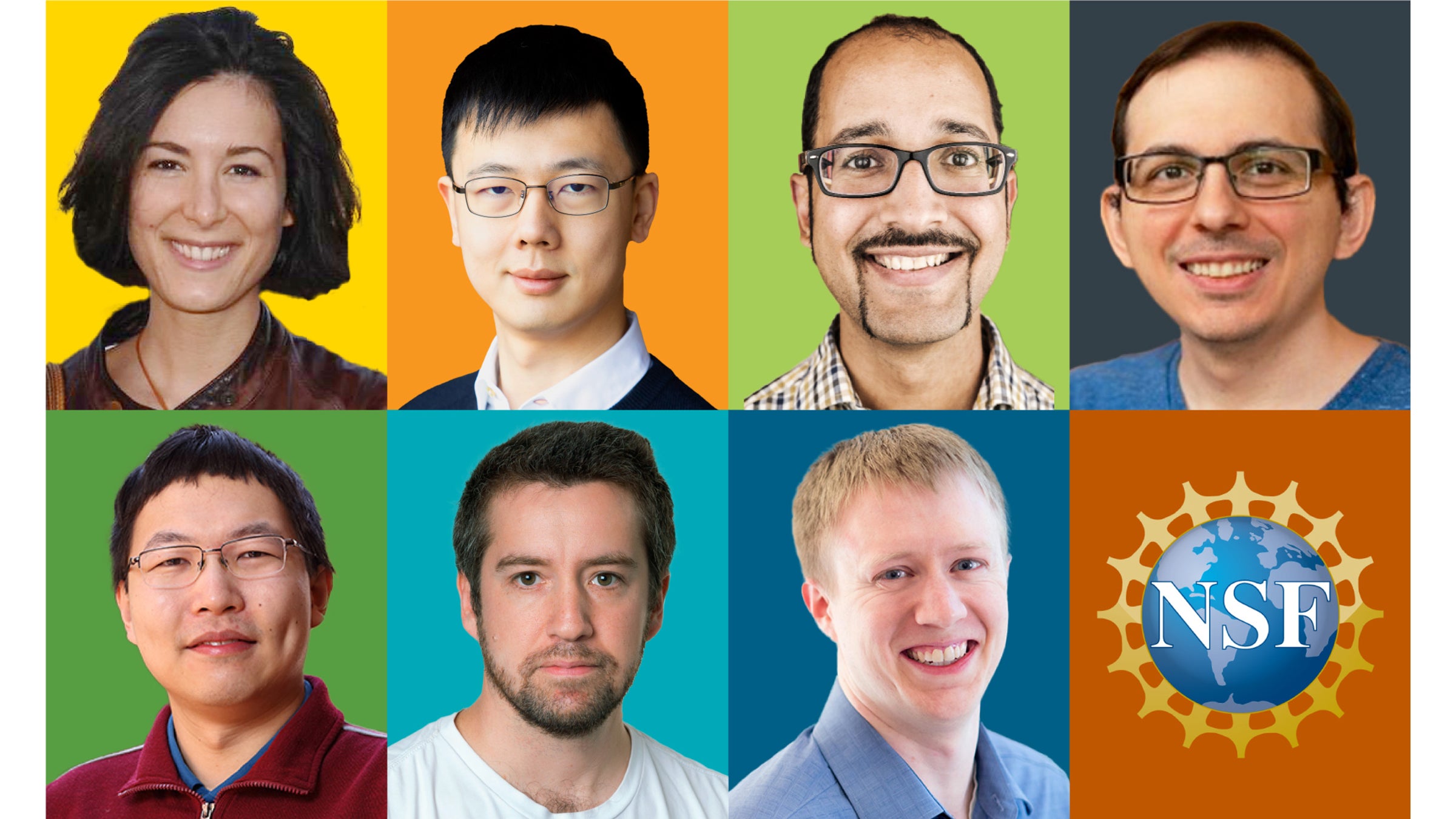 Headshots of 7 faculty members