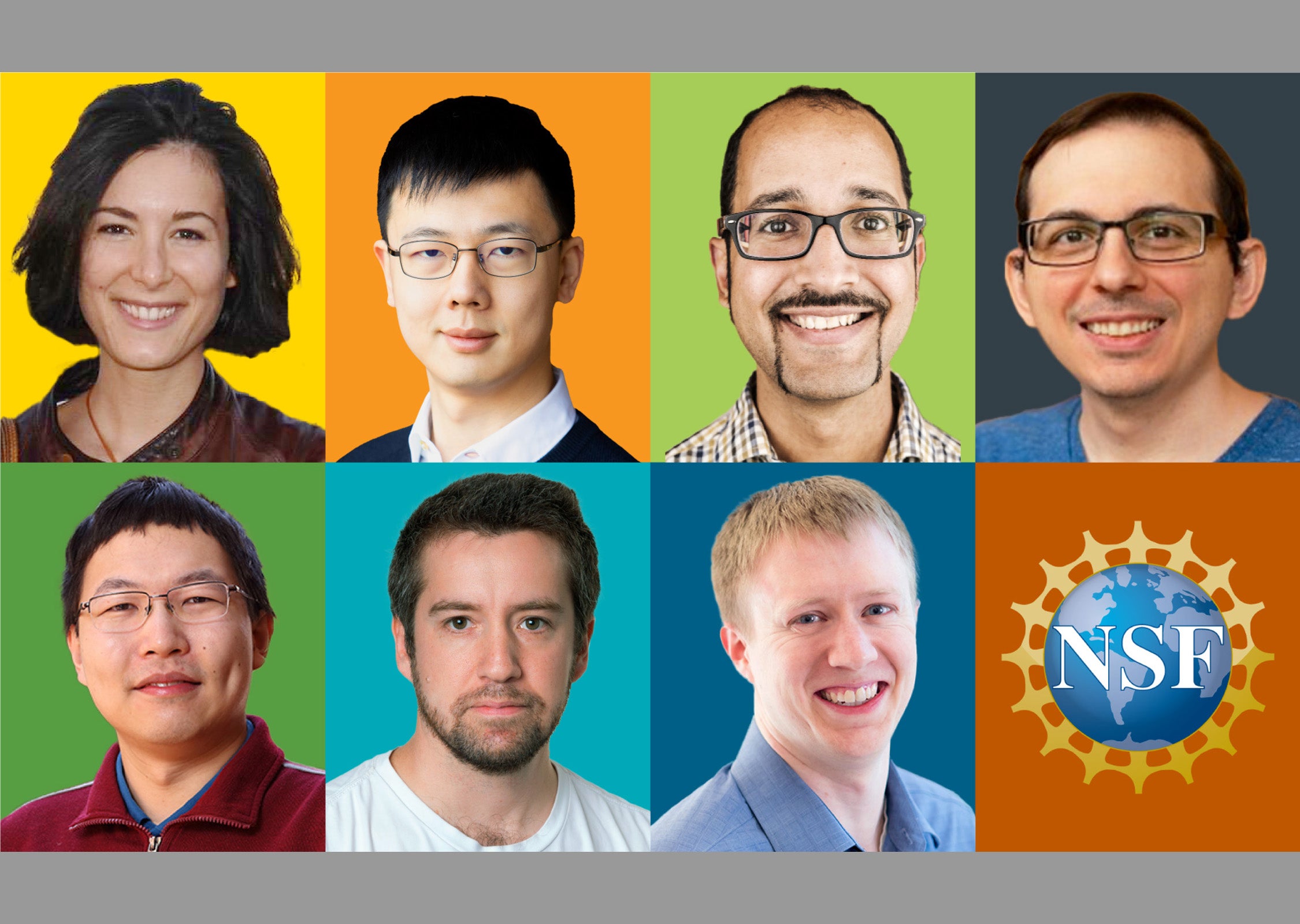 Headshots of 7 faculty members