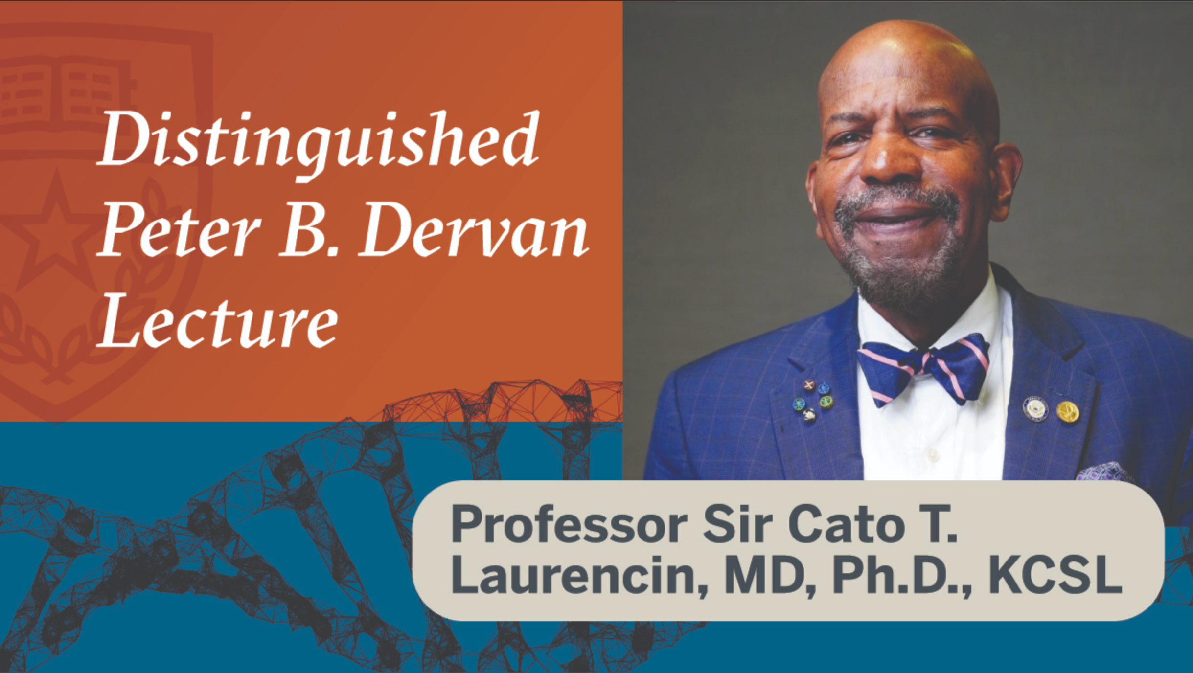 Distinguished Peter B. Dervan Lecture 2026