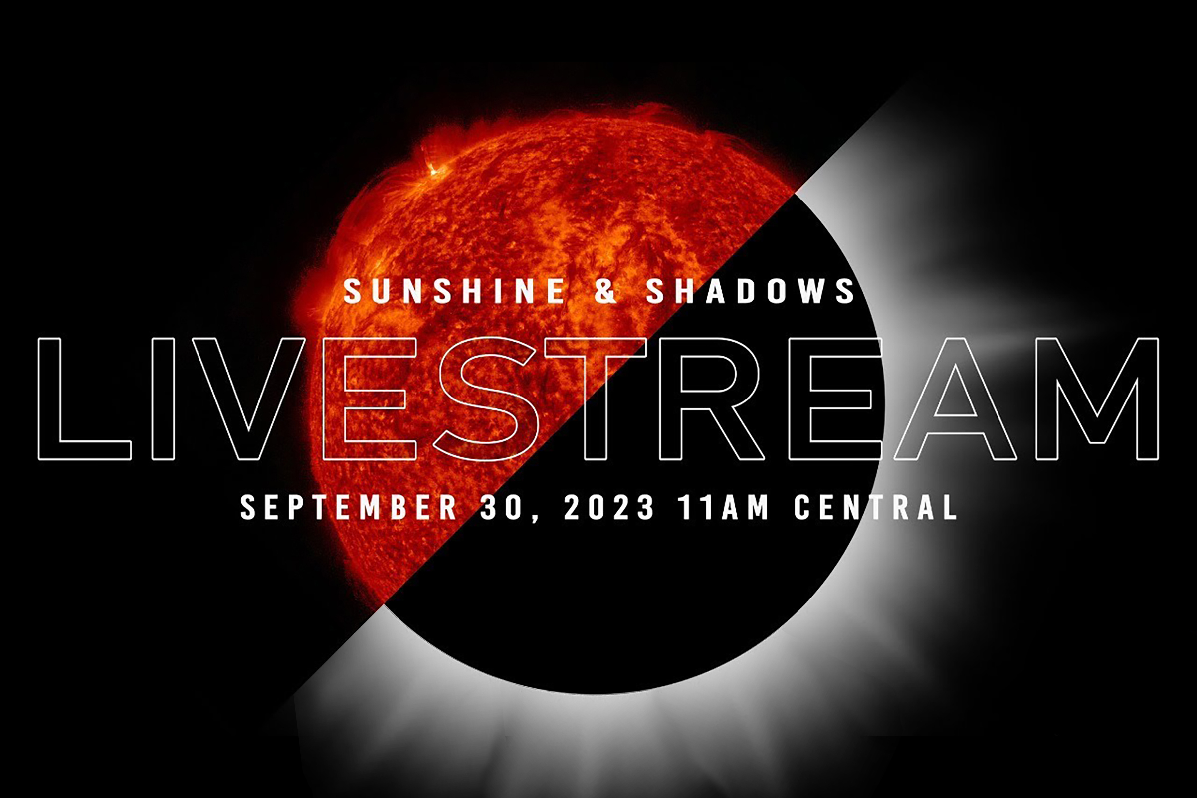 Sunshine & Shadows Livestream September 30, 2023, 11am Central