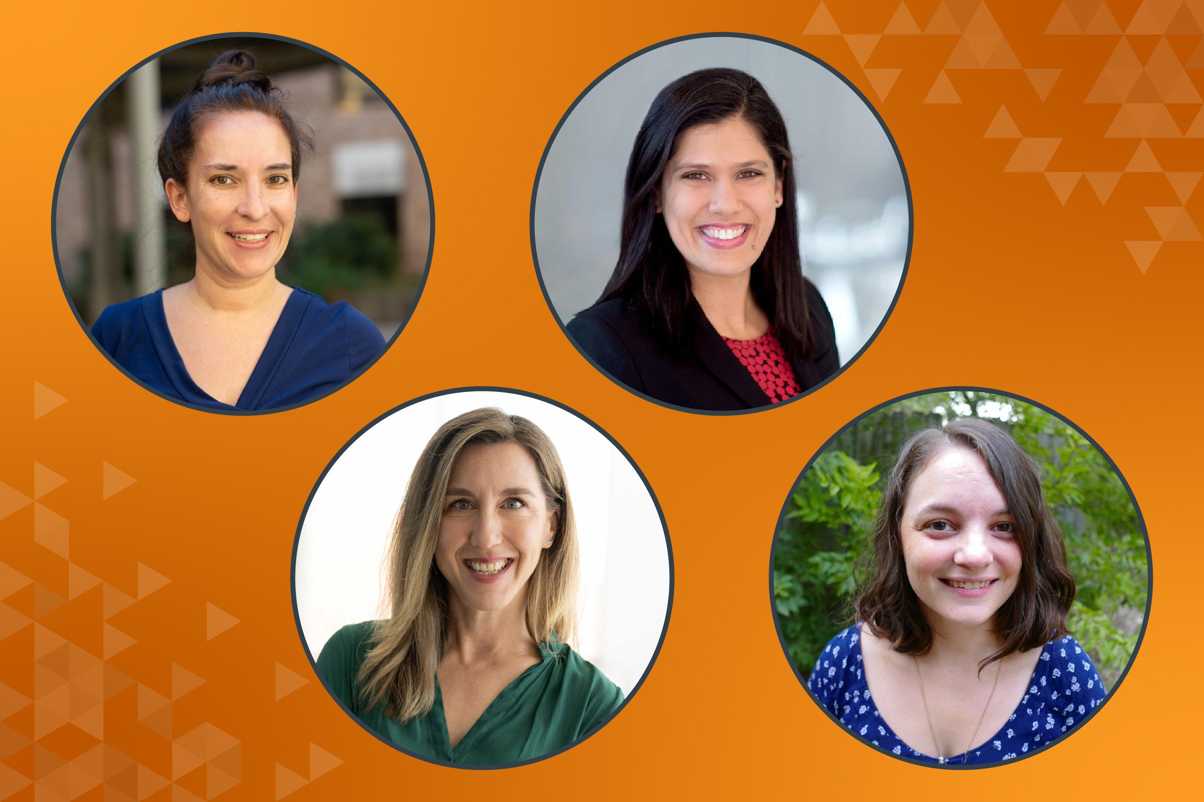 Headshots of the winners of teaching awards 