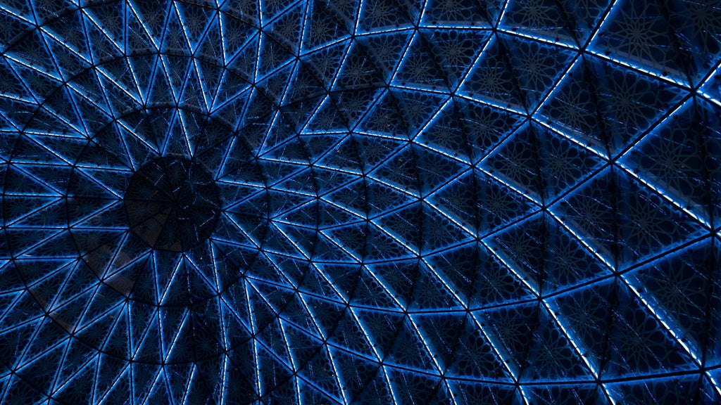 Abstract lines and star patterns